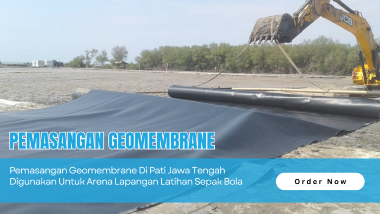 Proyek Pemasangan Geomembrane untuk Pembuatan Arena Berkuda